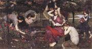 John William Waterhouse Flor and the Zephyrs china oil painting artist